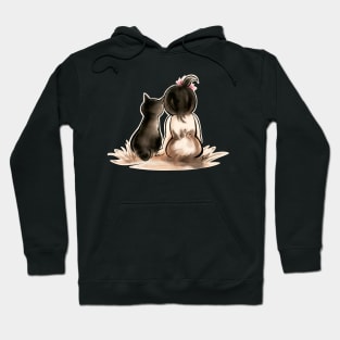 Cat and girl Hoodie